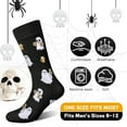 thumbnail image 3 of Funny Halloween Socks for Men Women Teen Boys- Ghost Spooky Fun Novelty Cute Crazy Funky Dress Crew Cool Sock - Halloween Gifts Stockings Costumes Gifts, 3 of 7