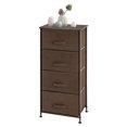 thumbnail image 6 of Topcobe 4-Tier Dresser Drawer, End Table Storage with 4 Drawers, Nightstand Shelf Storagefor Closets/Nursery/Dorm Room, 6 of 9