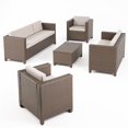thumbnail image 1 of Noble House Ensemble de Conversation Extérieur 5 Pcs en Gris, 1 of 36