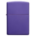 thumbnail image 2 of Zippo Purple Matte Pocket Lighter, 2 of 2