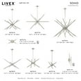 thumbnail image 5 of Livex Lighting - Soho - 6 Light Chandelier in Mid Century Modern Style - 12.5, 5 of 13