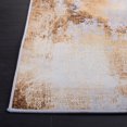 thumbnail image 6 of SAFAVIEH Tacoma Robert Traditional Machine Washable Area Rug, Grey/Gold, 6' x 6' Square, 6 of 14
