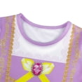 thumbnail image 5 of Jurebecia Princess Costumes Puff Sleeve up Fancy Birthday Party Ball Gown Halloween Dress Birthday Party Outfits 3-4 Years, 5 of 11