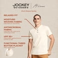thumbnail image 3 of Jockey Outdoors Men's Short Sleeve Henley, 3 of 7