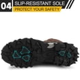thumbnail image 5 of Steel Toe Boots for Men Women Indestructible Non Slip Comfortable Work Boot Safety Construction Shoes, 5 of 5