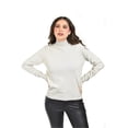 thumbnail image 5 of Blusa tejida de cuello alto Juvenil, 0248 (Beige) beige CH, 5 of 5