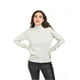 thumbnail image 5 of Blusa tejida de cuello alto Juvenil, 0248 (Beige) beige G, 5 of 5