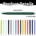 thumbnail image 3 of Clearance Retractable Silent Gel Pens, Blackish Green Barrel, Medium Point (0.5mm), Quick Dry Gel Ink Pens for Home, Office, Journaling, Writing, Note-Taking, Teacher Supplies, 5ml, 3 of 5