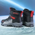 thumbnail image 6 of UngA Boy Winter Boots Waterproof Antiskid Ankle Boots Hiking Outdoor Shoes Booties Kids Snow Boots Boys (Little Kid/Big Kid),Size 12, 6 of 9