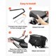 thumbnail image 4 of Bolsa trasera para moto VEVOR, impermeable, 22-34 L, con funda para lluvia, 4 of 9