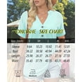thumbnail image 5 of ONLYSHE Women Summer Basic Floral Shirts Short Sleeve Cute Tunic Tops Ladies Buttons Blouses, 5 of 5