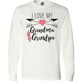 thumbnail image 3 of Inktastic I Love my Grandma and Grandpa heart and arrows Long Sleeve T-Shirt, 3 of 5