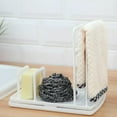 thumbnail image 2 of CNKOO Sponge Soap Holder -Kitchen Sink Rack Tray Organizer Stand for Sponge, Dish Cloth, Rag, Brush, Scrubber Storage, 2 of 6