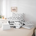 thumbnail image 6 of Feelyou Princess Bow-tie Bedding Comforter Set 7pcs, Cartoon Love Heart King Bedding Sets, 6 of 8