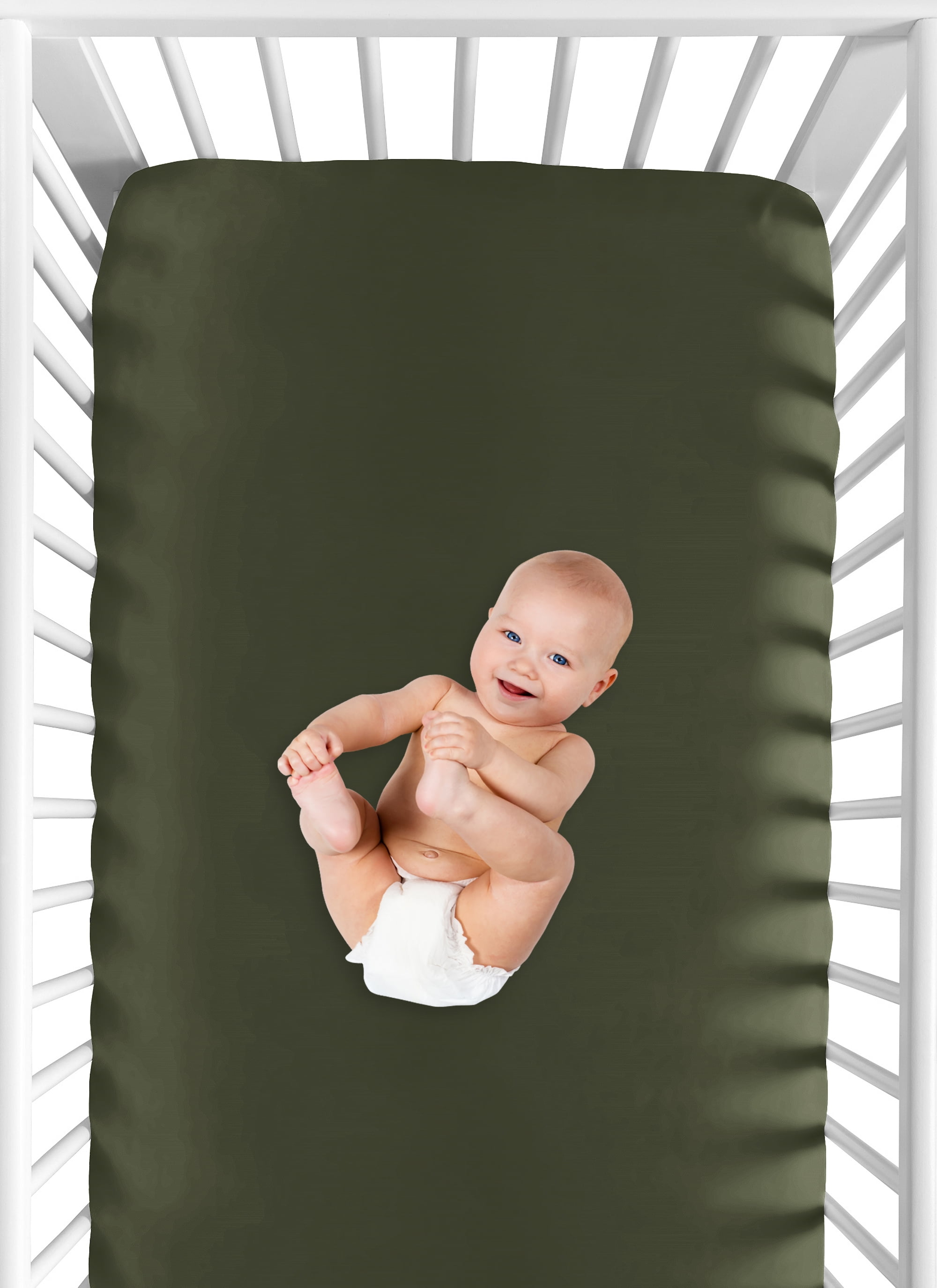 Sweet Jojo Designs Airplane Green and Blue Boy Fitted Crib Sheets Set 3 Piece