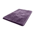 thumbnail image 2 of Purple Bath Mat 15.7x23.6 in Soft Plush Absorbent Shaggy Bathroom Rug Non Slip Machine Washable Thick Microfiber Floor Carpet for Shower Home Decor, 2 of 7