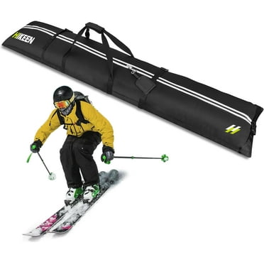 Adoreal Ski Bag,Full Padded Ski Bag for Air Travel,Fit Skis Up to 84.6 inches (215cm),Waterproof and durable Perfect for Skiing, Travel, Storage and Transport