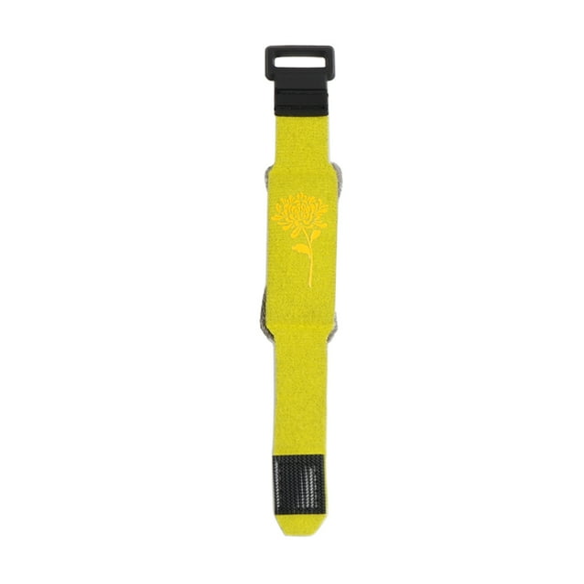 Rockhouse Vibrant Floral Guitar String Mute Strap, 18cm, Compatible with 6-String Guitars, Adjustable & Scratch-Free Design, Multiple Colors Available