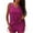Hot Pink, variant on Otvok Blouson Tankini Swimsuits for Women Two Piece Bathing Suits Tops with Boyshorts Modest Swimwear
