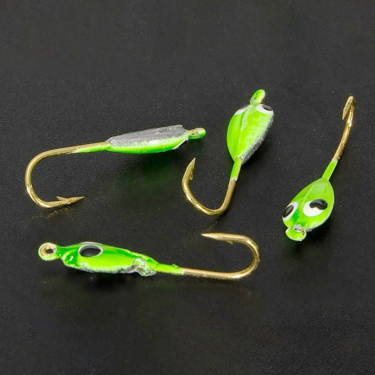 Ice Fishing Jigs Solid Strong Catching Ability Mini High Penetration Sharp  Hard Ice Fishing Hook Fishing Lures for Walleye Winter ice Jigging 