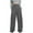 Gray, variant on WREESH Womens Wide Leg Pants Fall and Winter New Pants Design Fashion Long Pants Solid Color Suit Pants Black