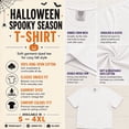 thumbnail image 6 of Boo Halloween Shirt, Retro Witch Ghost Black Cat Graphic Tee, Vintage Creep Spooky Season Gift for Women Men, Unisex, 6 of 10