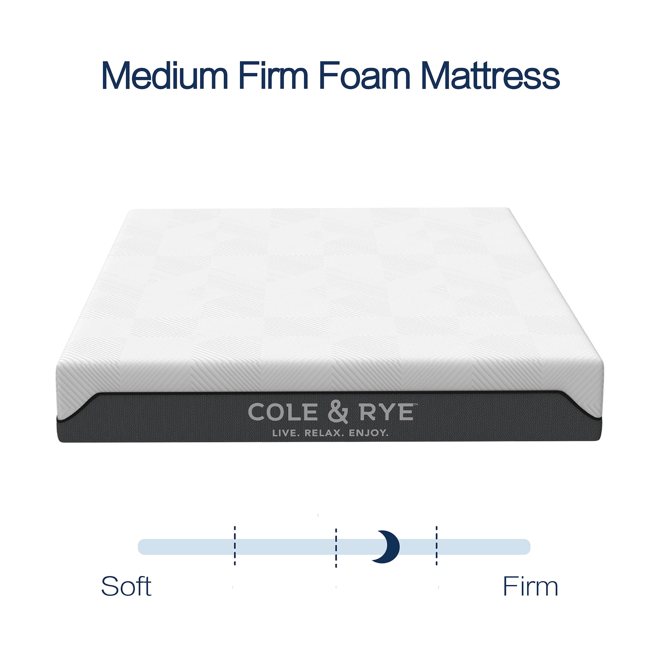 Cole & Rye Spirit 10" Medium Cooling Gel Memory Foam Hybrid Mattress, Full