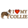 thumbnail image 3 of CafePress - Love Collie T Shirt - Men's White Classic Cotton T-Shirts, 3 of 4