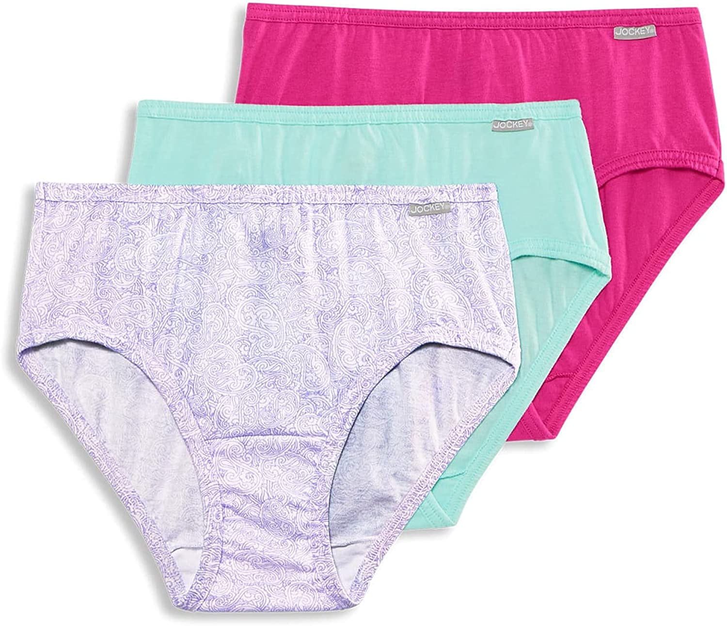 Jockey Women's Underwear Plus Size Elance Hipster 3 Pack