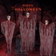 thumbnail image 4 of Decoraciones de Halloween, adornos de Halloween, esqueleto colgante de terror, gasa blanca, accesorios colgantes de Halloween, bar, jardín, decoraciones de Halloween para fiestas y Halloween, gasa san, 4 of 9