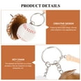thumbnail image 6 of Onaparter 2 Pcs Baseball Pendant Gloves Keyring for Boys Backpack Keychain Chains Women Sports Bowling Accessories Miss （Brown）, 6 of 6