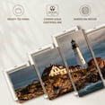 thumbnail image 6 of Elephant Stock Portland Head Lighthouse In Maine At Sunrise Wall Art - Horizontal Multi Panel - Living Room Wall Decor - Nautical Multi Panel - Blue And Beige Decor By Scott Stulberg - 55" X 24", 6 of 8
