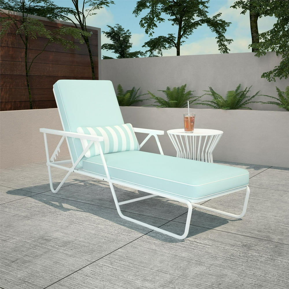 Novogratz Poolside Gossip Collection, Connie Outdoor Chaise Lounge
