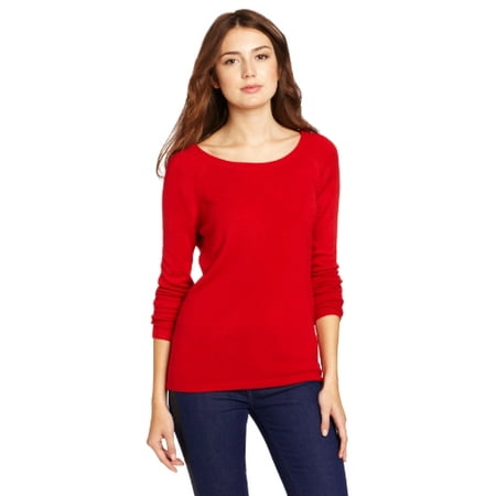 D.E.P.T. Women's Open Back Pullover Sweater, Cherry Tomato, X-Large