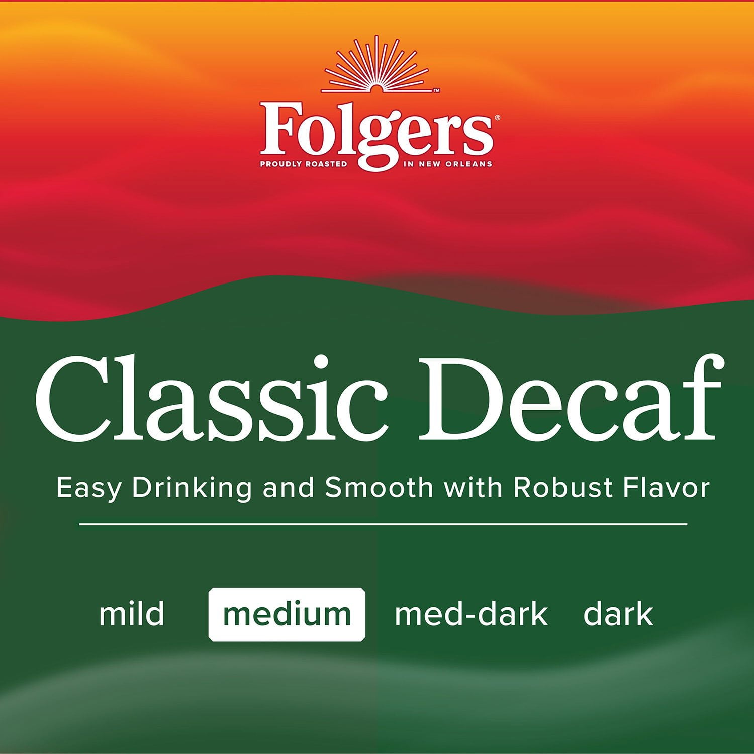 Folgers Decaffeinated Classic Roast Coffee (28.8 Ounce)