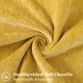 thumbnail image 2 of Fundas de almohada DecoruHome Chenille, 22 x 22 cm, juego de 2 unidades, color amarillo mineral, 2 of 9