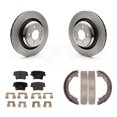 thumbnail image 1 of Transit Auto Rear Disc Rotors Ceramic Pads and Parking Brake Shoes Kit for Car 2015 Dodge Charger R T Scat Pack with 6.4L K8T-105742, 1 of 11
