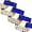 Blue, variant on HH Bling Empire Iced Out Diamond Cuban Link Chain for Men and Women,Silver or Gold Miami Cuban Necklaces Hip Hop,Chunky Chains 16-30 Inches (Gold-20")