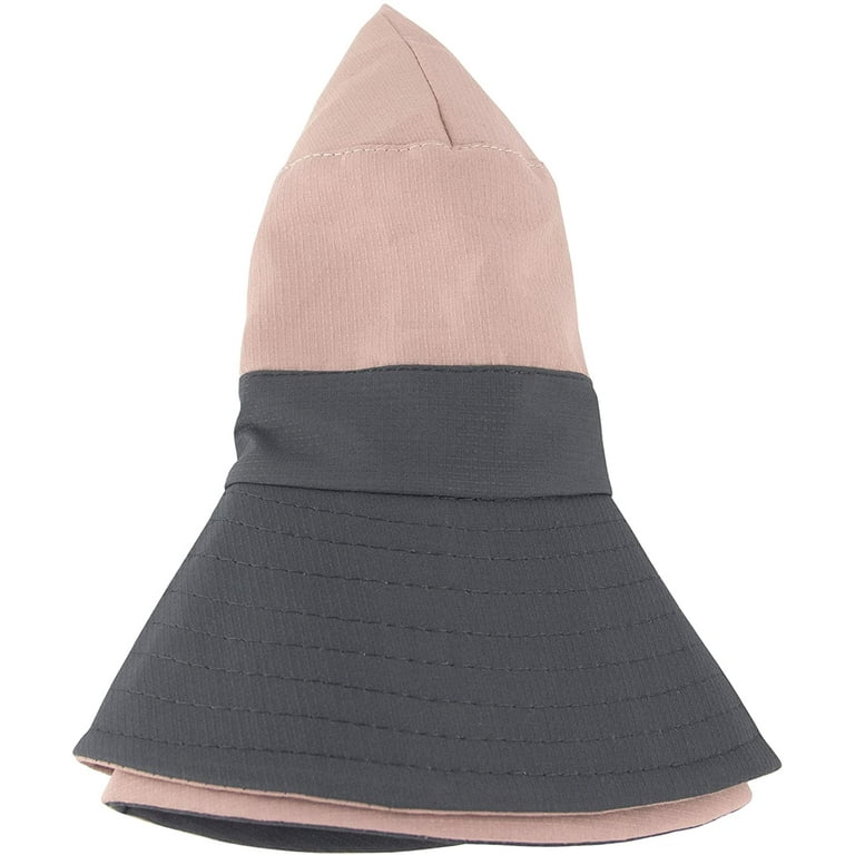 Muryobao Toddler Child Kids Girls Summer Sun Hat Wide Brim UV Protection  Hats Floppy Bucket Cap for Beach Fishing Gardening Pink 
