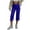 *Blue, variant on Women's High Waisted Faux Leather Capri Pants , Straight Leg Crop Trousers For Women , Ladies' Y2K Trendy Streetwear Pants with Pockets, Black , S-2XL