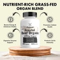 thumbnail image 6 of Primal Being Grass-Fed Beef Organ Complex – Liver, Heart, Kidney, Pancreas & Spleen – 180 Capsules, 6 of 10