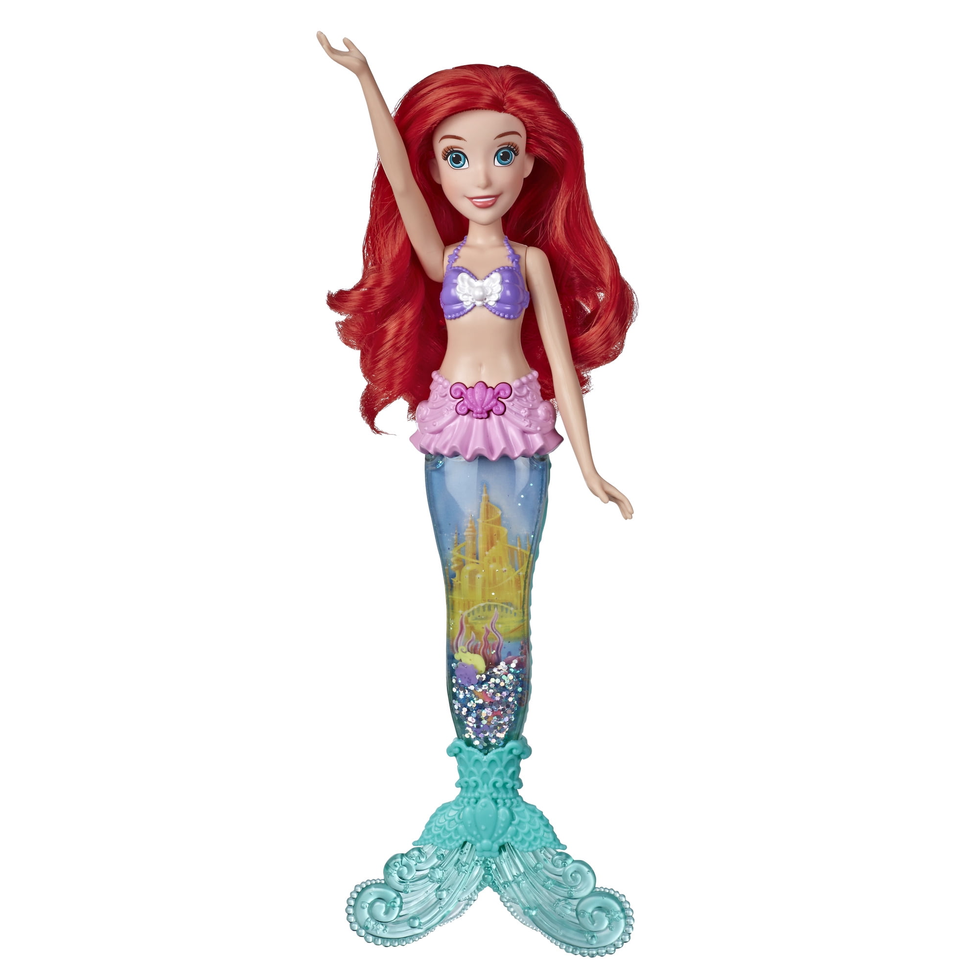NEW Disney Princess Glitter 'n Glow Ariel Doll with Lights