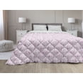 thumbnail image 1 of Cartoon Down Alternative Comforter, Exotic Flamingos Pineapple and Cherry Branches on Stars Backdrop Print, Microfiber Quilt for All Season, 5 Sizes, Multicolor, by Ambesonne, 1 of 3