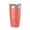 Coral, variant on Lake Elkhorn Map Tumbler Travel Mug Insulated Laser Engraved Coffee Cup Maryland 20 oz Red