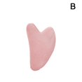 thumbnail image 1 of Ensemble de Rouleaux de Massage Quartz Rose Non-Jadé pour Visage, Rasage Beauté Double Tête, 1 of 1