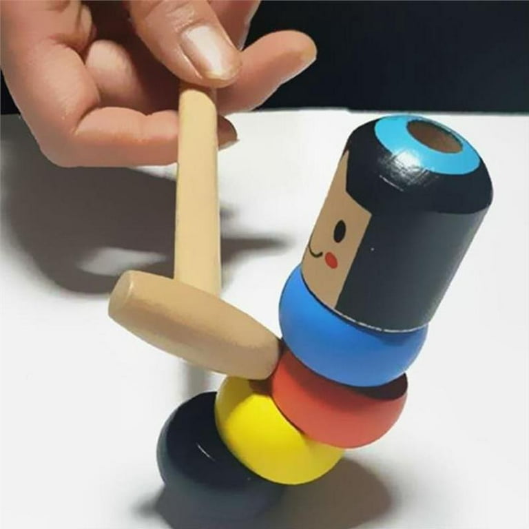 Unbreakable wooden hotsell man magic toy