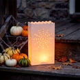 thumbnail image 6 of 10 Pack Hollow Paper Luminaria Bags 10x6 Inch, Christmas Thanksgiving Halloween Cutout Candle Bags for Pathway Yard Walkway Holiday Wedding Decor, 6 of 6