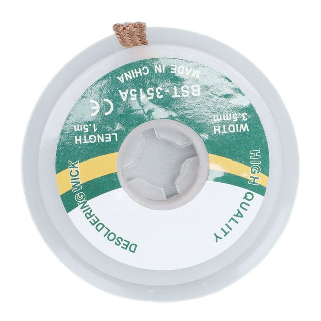 Solder Sucker Braid, Desoldering Wick High Efficiency No Clean Thermal Conductivity For Precise Electronic Components 3.0mm 3015A,3.5mm 3515A