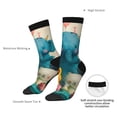 thumbnail image 4 of Fotbe Cute Animal Party Pattern Long Socks for Men & Women – Breathable & Stretchy Compression Socks, Ideal for Running, Travel, and Everyday Wear Size 5-11, 4 of 6