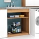 thumbnail image 3 of Organizador de encimera de baño NPPLUS de 2 niveles, metal negro mate, 3 of 7